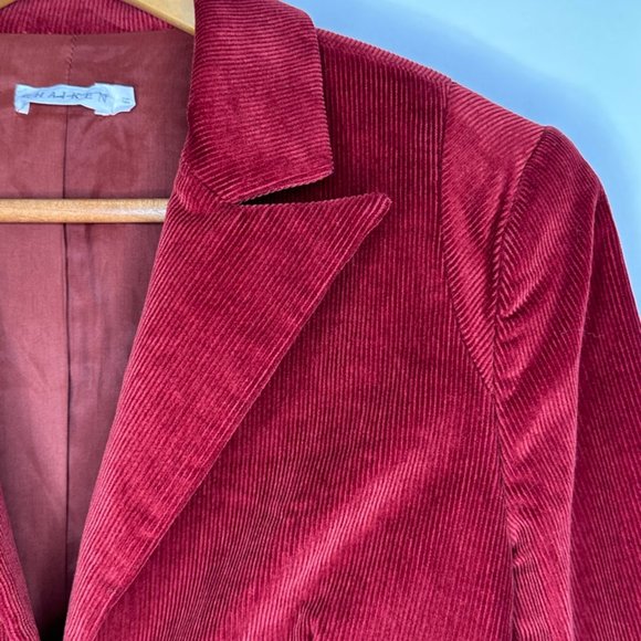 Red Corduroy Jacket - Picture 3 of 8